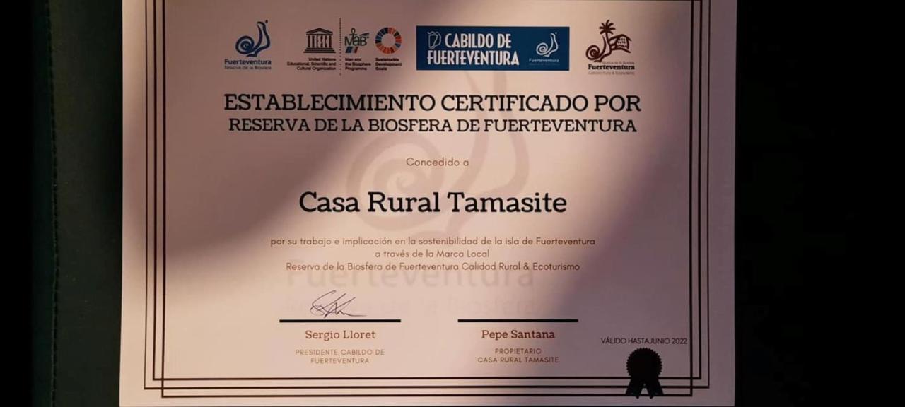 Casa Rural Tamasite Tuineje 外观 照片